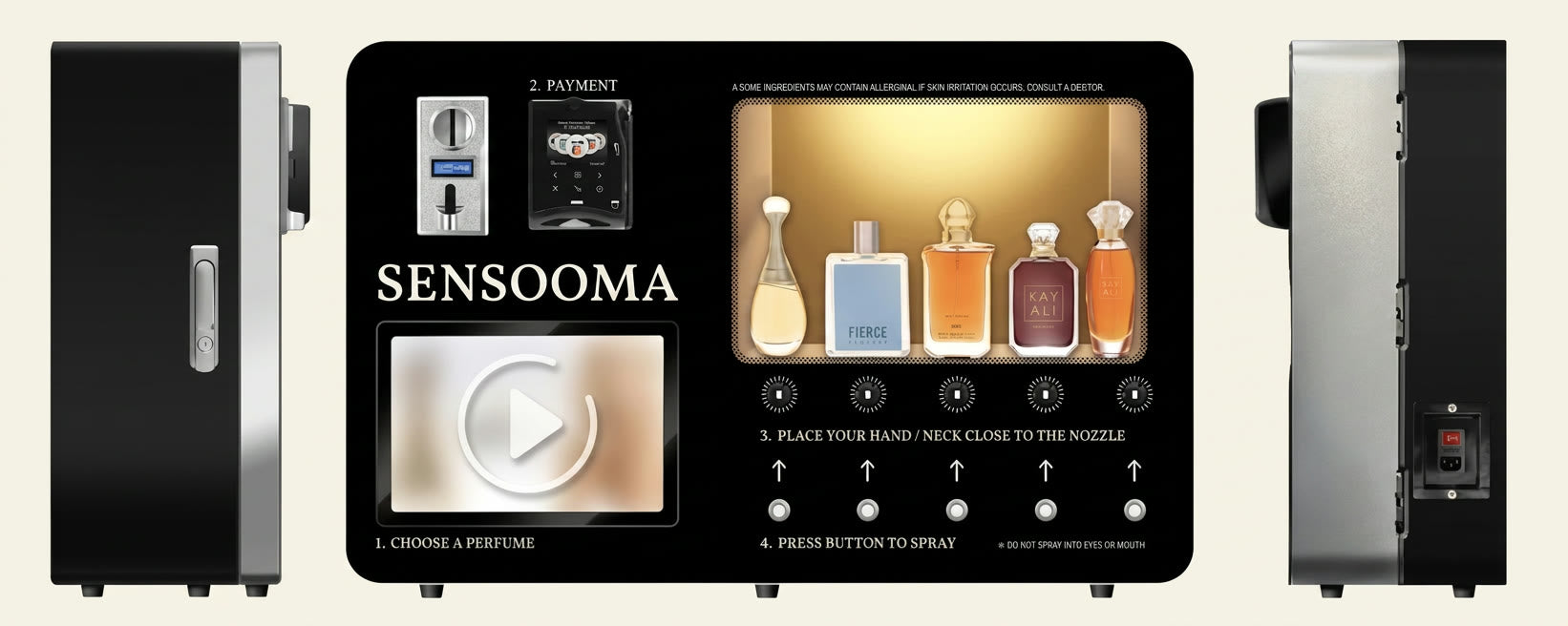 Distributeur de parfum mural Sensooma